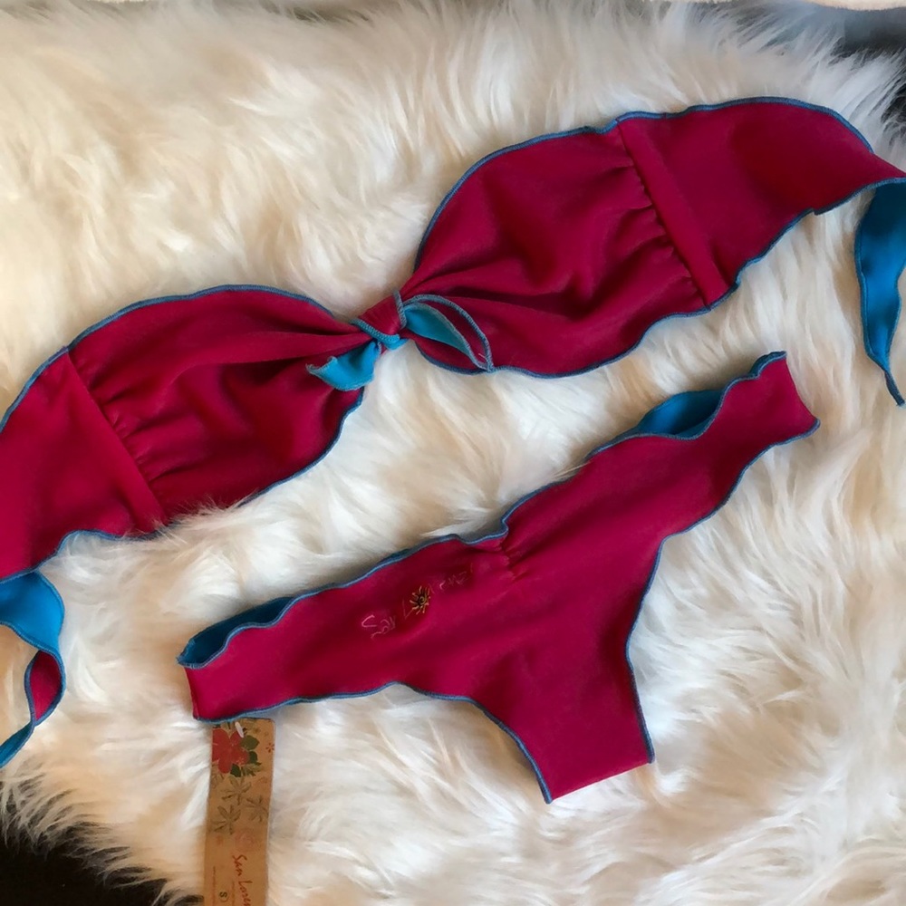 Reversible San Lorenzo Bandeau Bikini Set